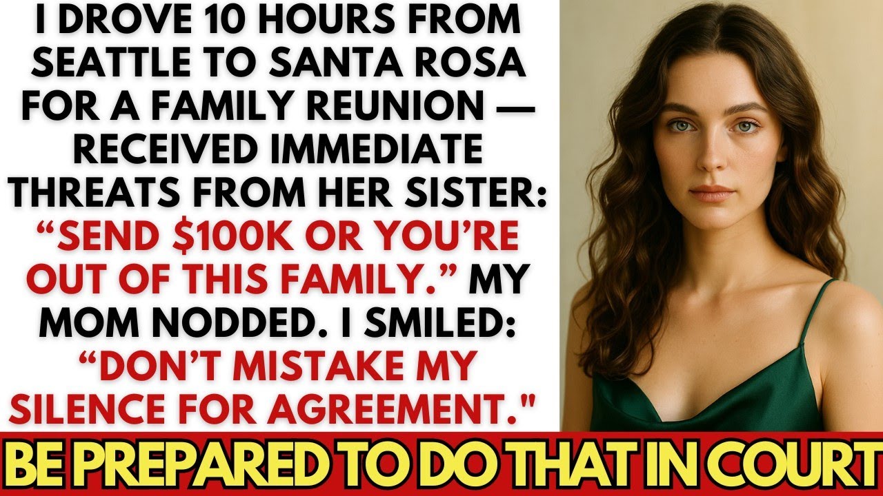 At A Family Reunion, My Sister Demanded $100,000 Or 'You're No Longer Family' — So I Cut Ties.