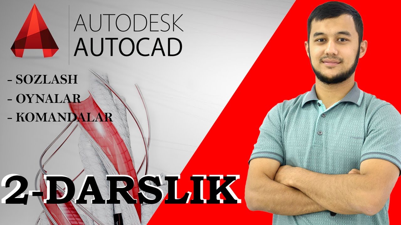 AutoCad ni sozlab olish 2 - darslik