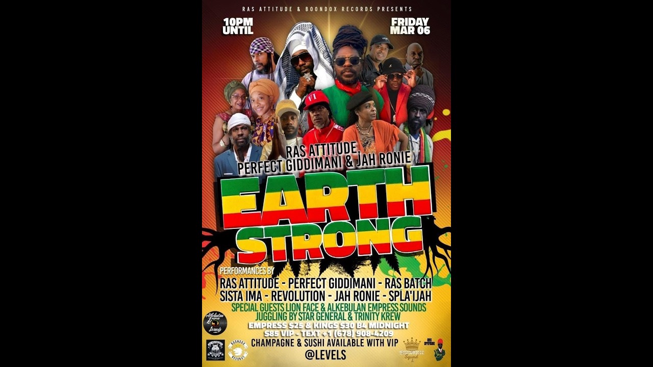 Ras Attitude Earthstrong ft Perfect Giddimani x Ras Batch x Ambassadah 7 x Jah Ronie x Splaijah