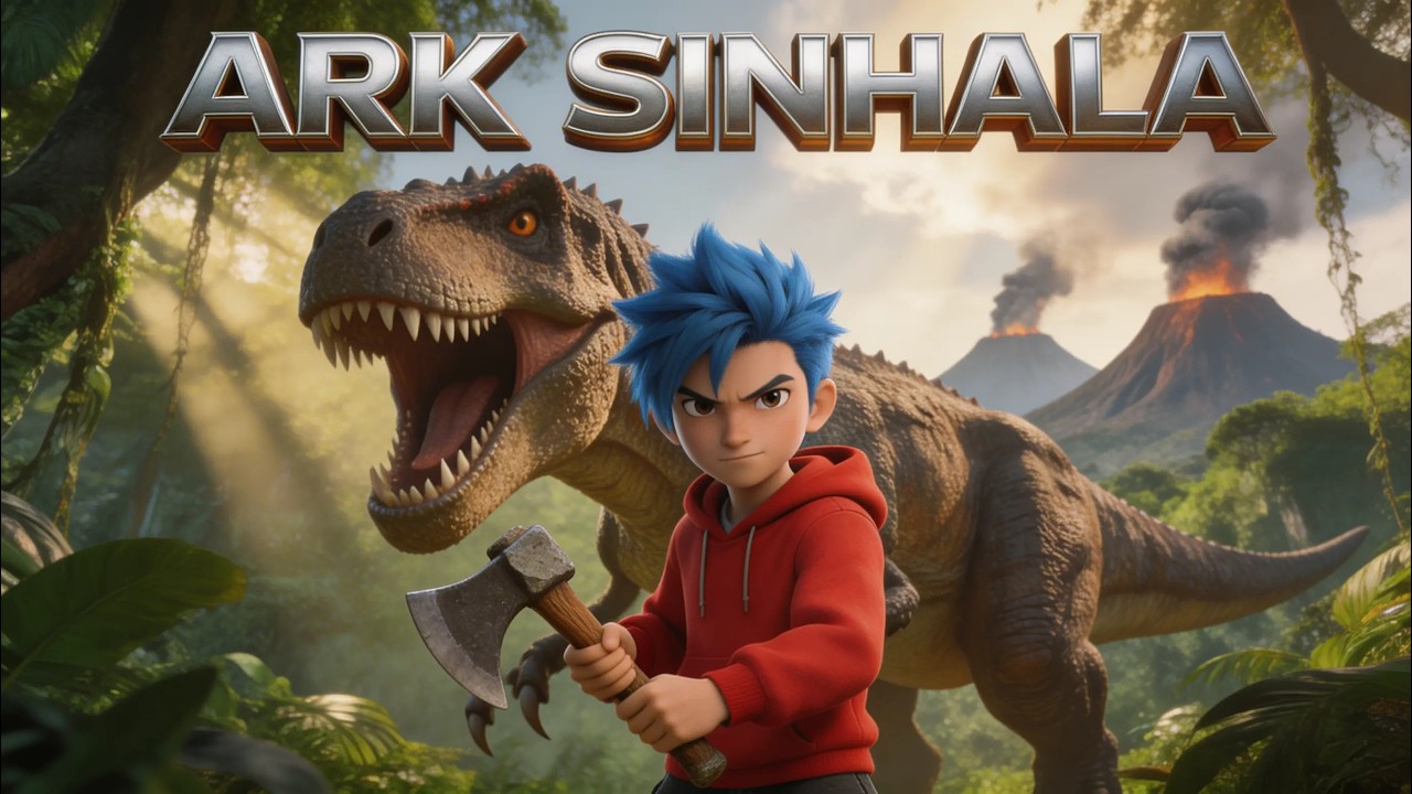 ඩයිනෝසරයන්ගේ ලෝකයේ ජීවත් වෙමු! 🦖 | ARK Survival Evolved Sinhala | Gaming Achi