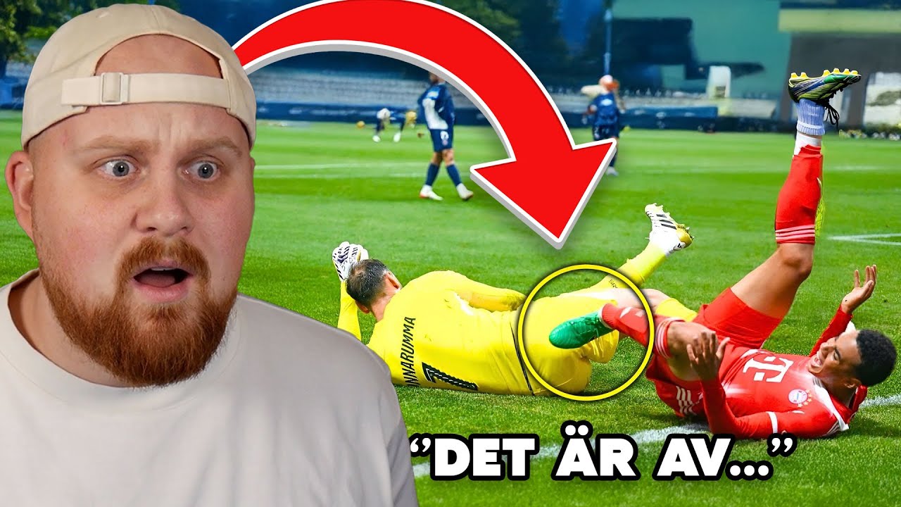 Reagerar på Läskigaste SKADORNA i Fotboll
