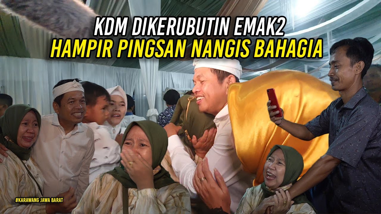 KONDANGAN DIKERUBUTIN EMAK2 | ADA YANG HAMPIR PINGSAN SAKING BAHAGIANYA