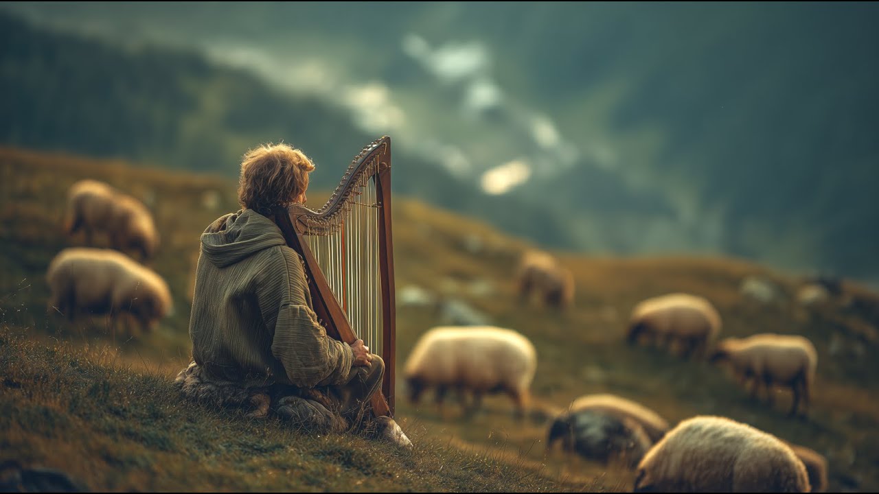Echoes of the Quiet Slope | Harp Meditation