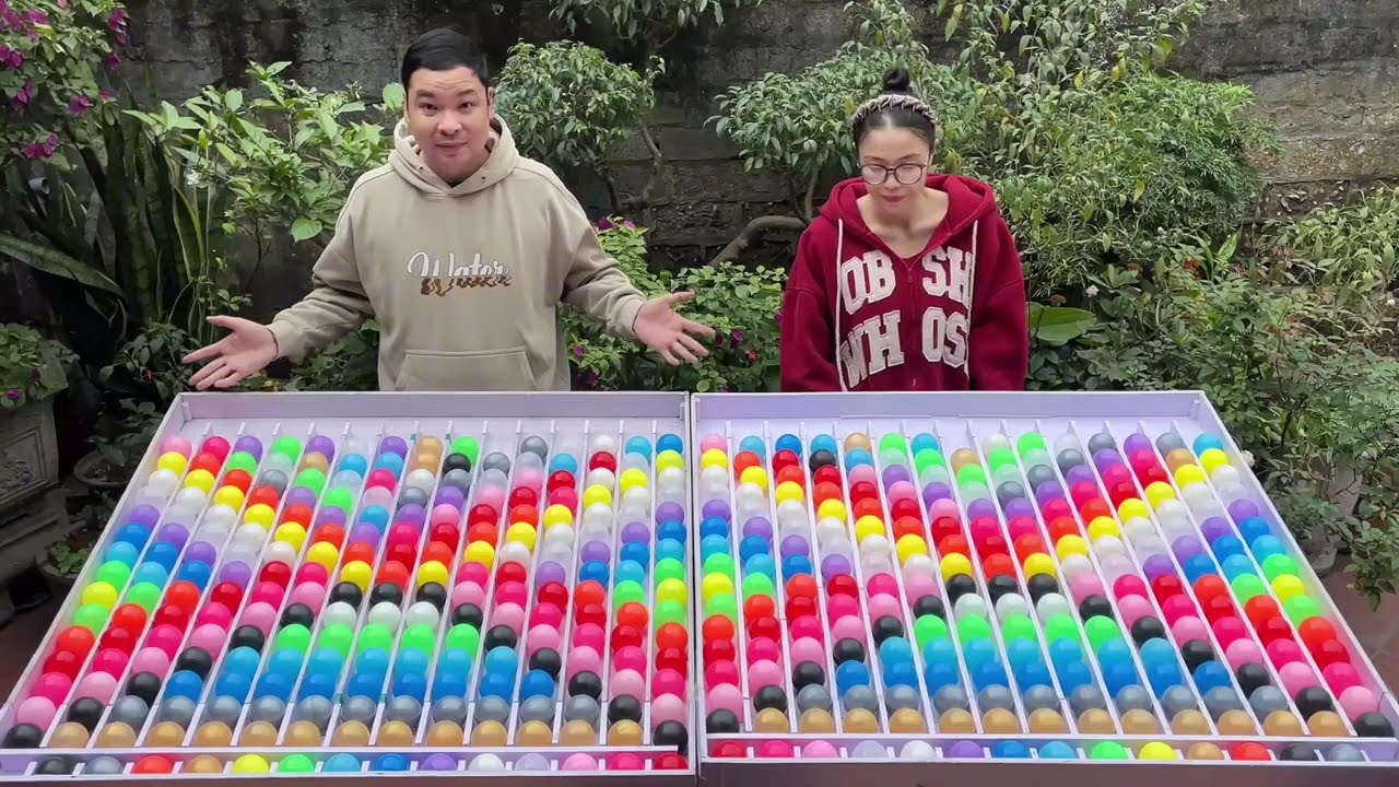 Puzzle sorting ball game challenging game hard mode from rainbow balls