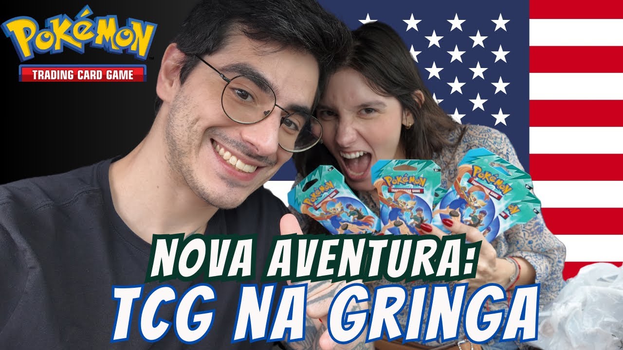 Caçando Pokémon TCG na gringa! Vale a pena? A Aventura começa! | Pokemon TCG