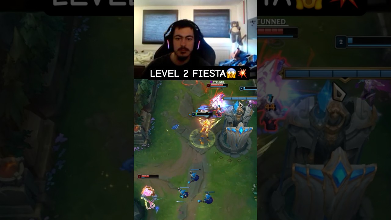 Leona Level 2 Fiesta WTF 😱💥 #leona #leagueoflegends #league