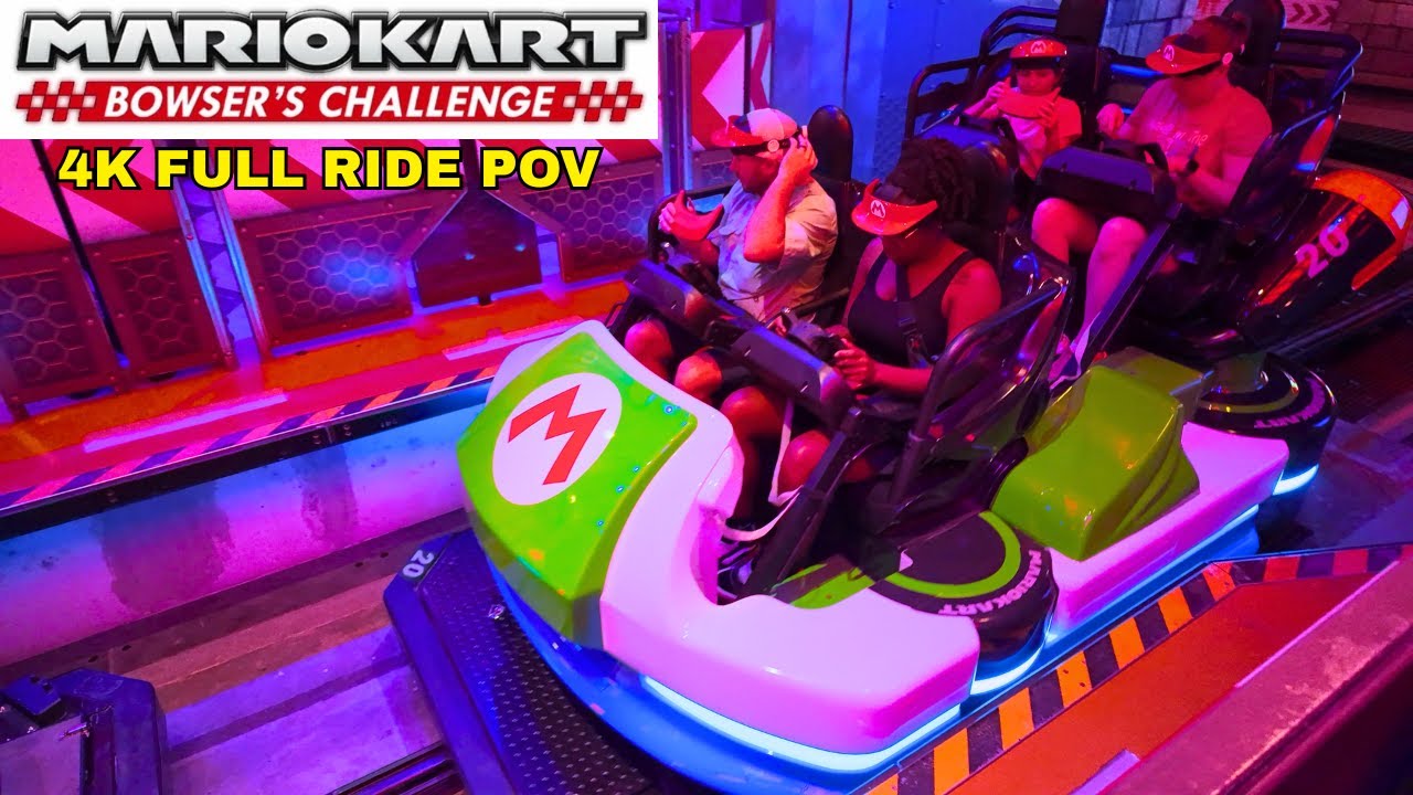 Mario Kart: Bowsers Challenge FULL RIDE POV | Universal Epic Universe [4K POV]