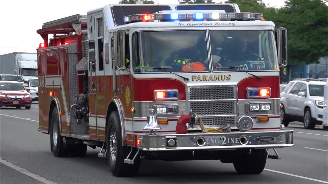 Paramus Fire Department Engine 2 Responding 7/8/24