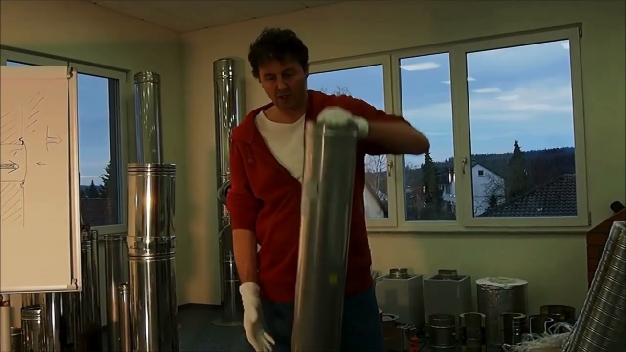 Opbouwen en installeren van een flexibel rookkanaal | Kachelpijp Specialist