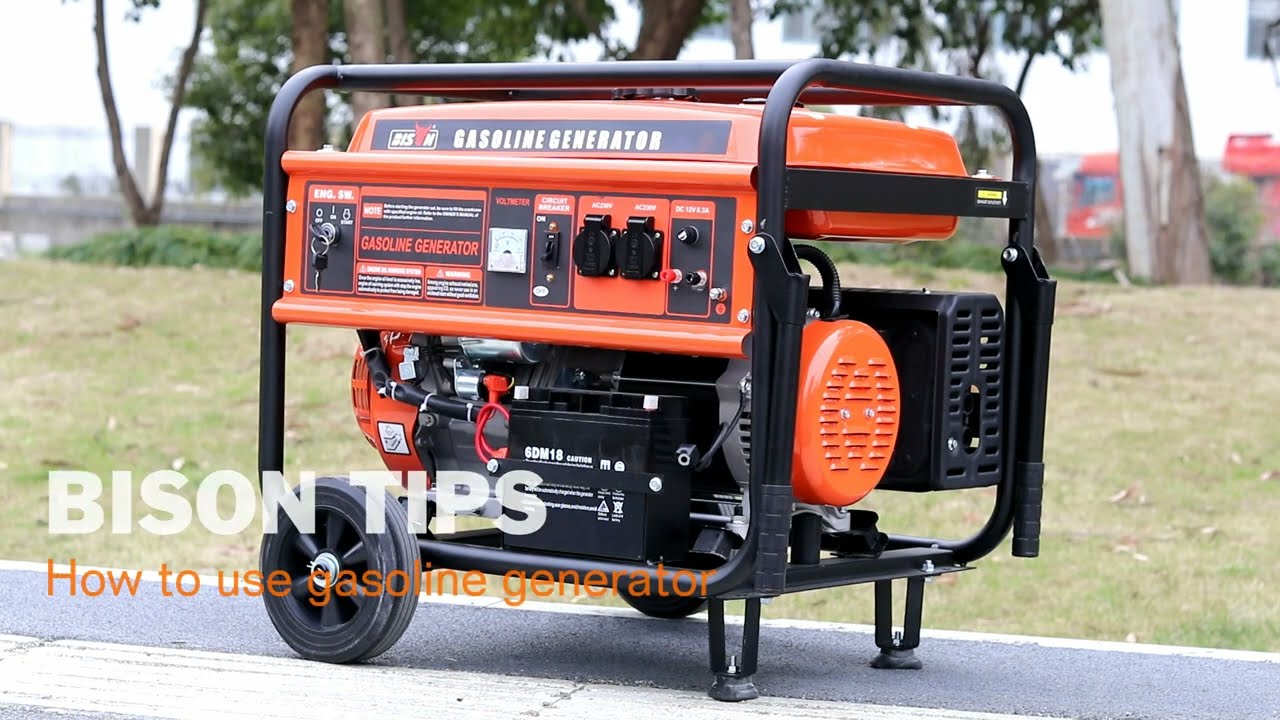 BISON TIPS How to use gasoline generator？