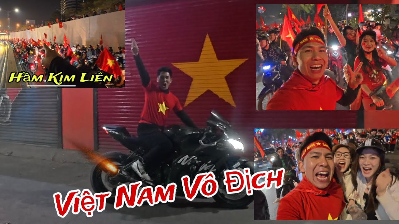 Đi Bão Ăn Mừng Đội Tuyển Bóng Đá Việt Nam Vô Địch AFF Cup 2024 | Tới Tài Tử
