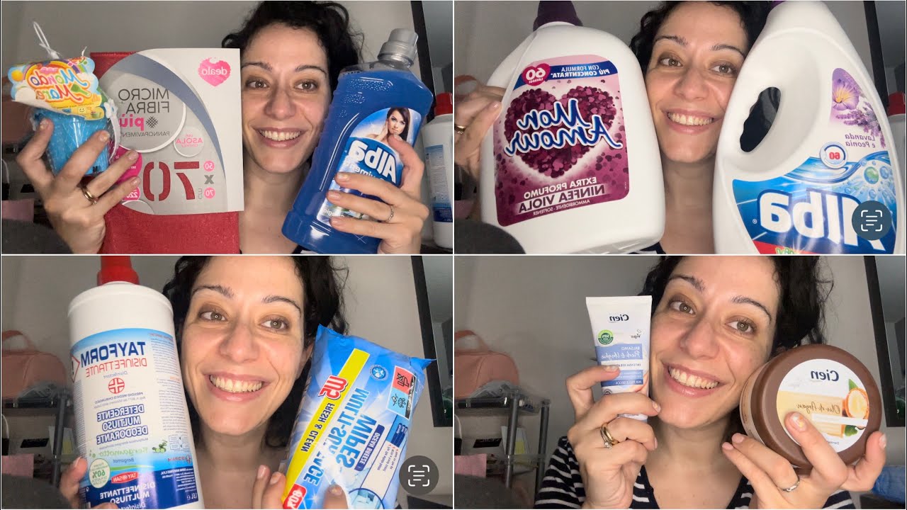 Asmr Svuota la spesa detersivi + svuota la spesa Lidl ~ Asmr ita