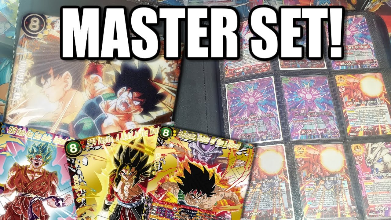 Dawn Of The Z Legends Dragon Ball Super Cards Master Set!