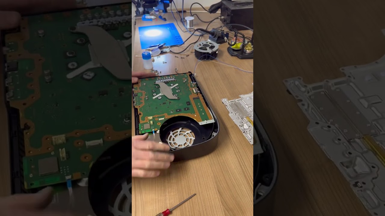 HDMI poort vervanging en liquid metal dry spot PlayStation 5