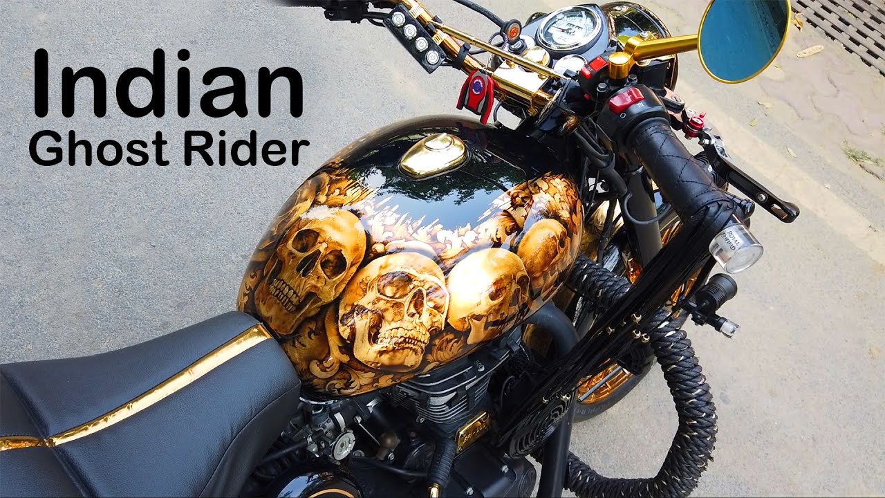 6 months PAINT job on royal enfield classic 500 stealth black - KingsRideShow - King Indian