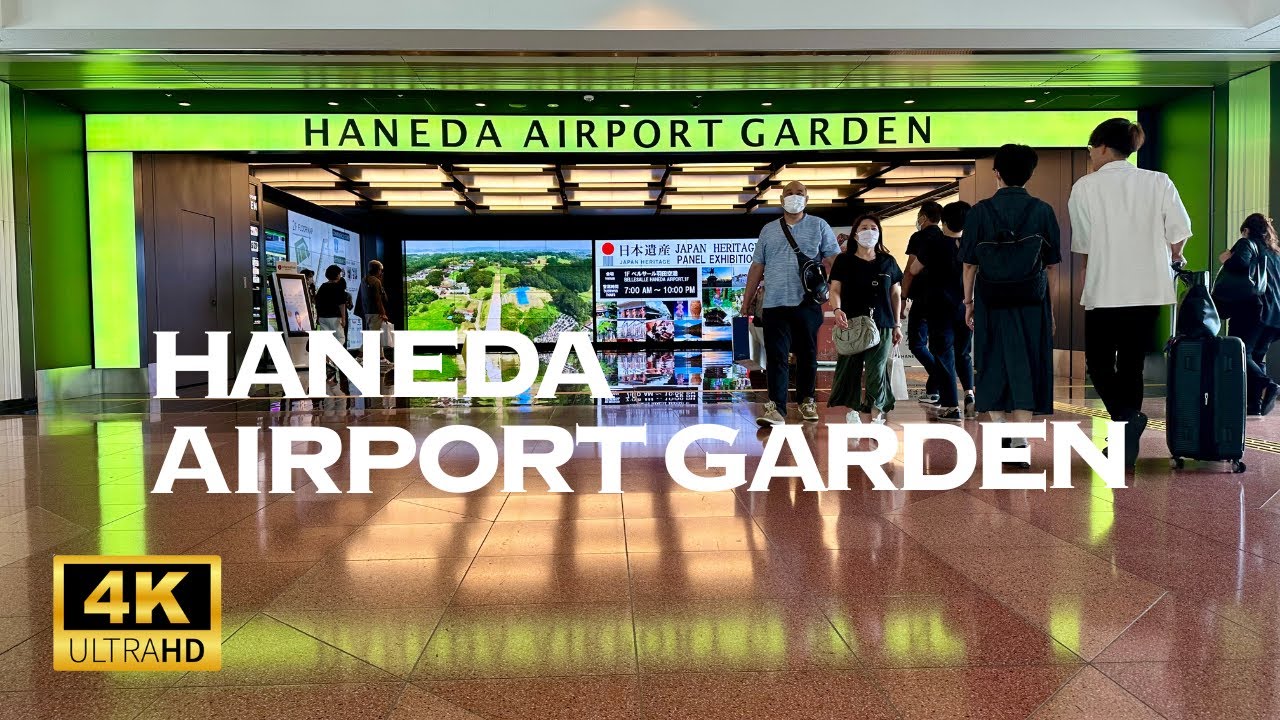 [4K] HANEDA AIRPORT GARDEN "New" Shopping Mall, TOKYO 🇯🇵🐧 Nonstop Walking Tour / 羽田エアポートガーデン 東京 散歩