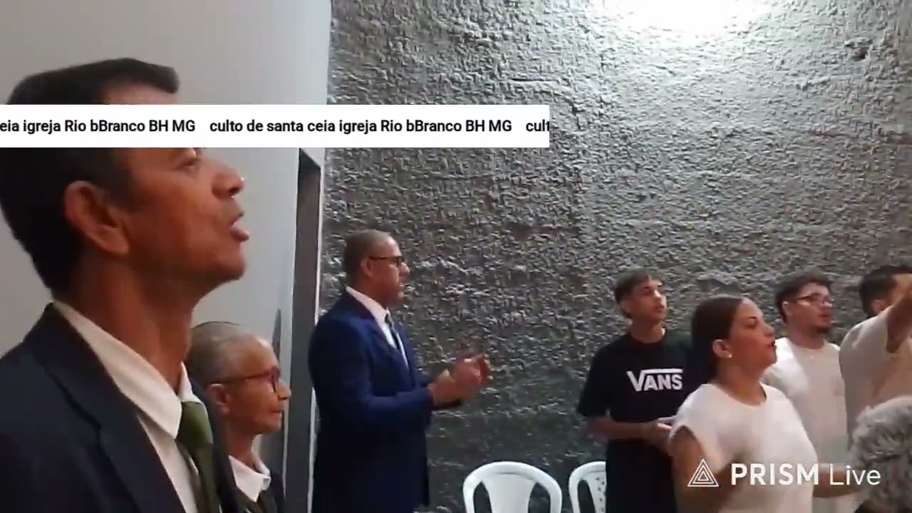 Culto de santa ceia igreja Rio Branco BH MG 