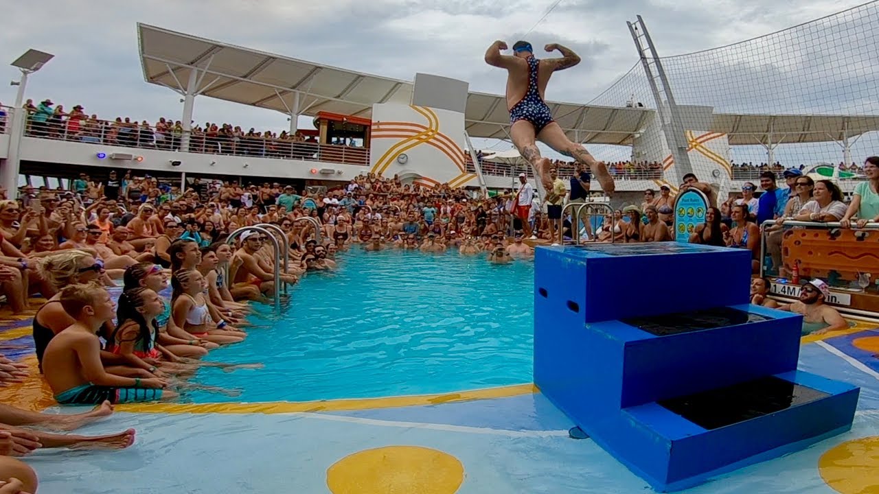 Harmony of the Seas Cruise Vlog: Belly Flop Contest