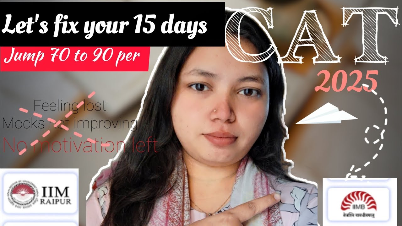 15 Day CAT Study Plan (Boost Your Percentile!)