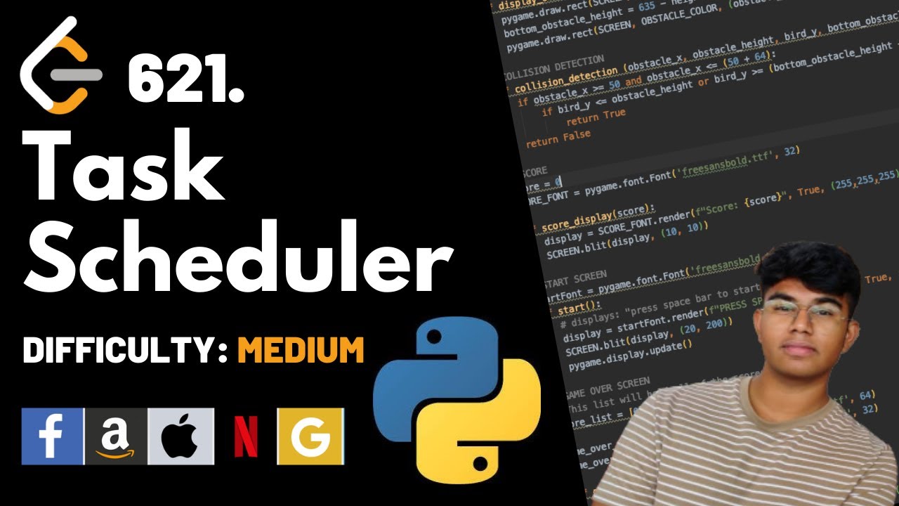 Task Scheduler | Leet code 621 | Theory explained + Python code | July Leet code challenge