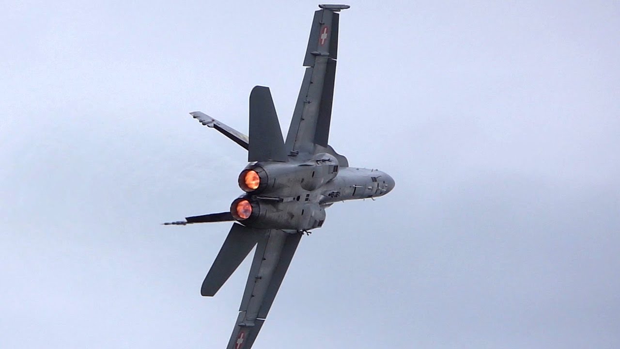 SLOW MOTION Swiss Hornet Display 2023 Training Payerne Switzerland