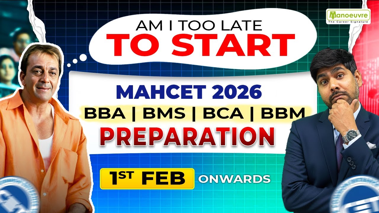 Is February Too Late for MAH CET 2026 BBA BCA BBM BMS Preparation? | February Onwards Study Plan
