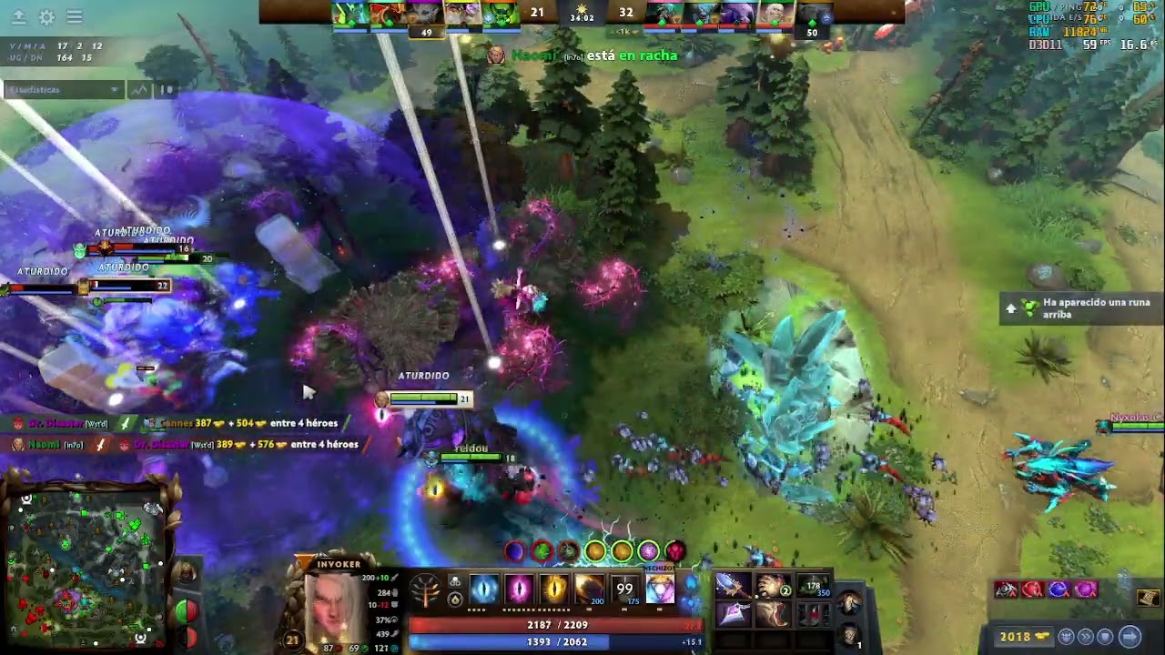 I live every Invo player's wett dream.  Invoker Rampage