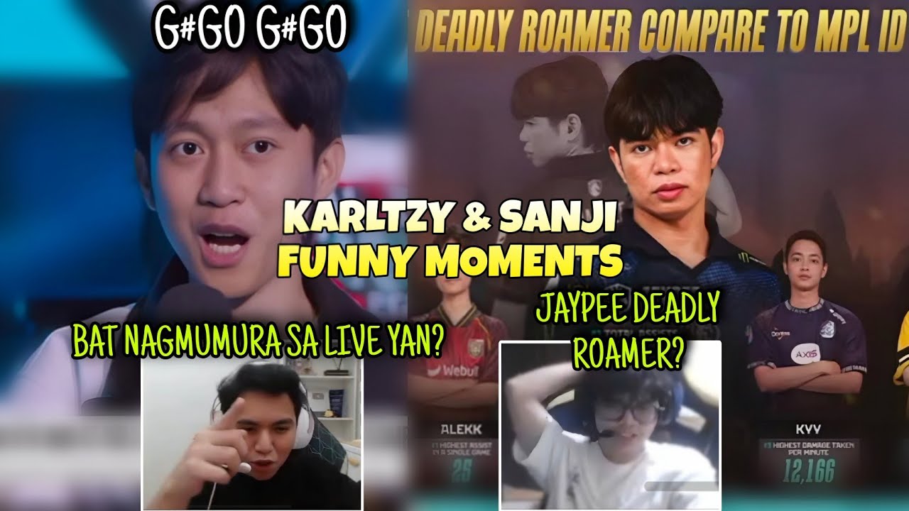 KarlTzy and SANJI FUNNY MOMENTS in MPL ID S16 PLAYOFFS STREAM...🤣🤣🤣