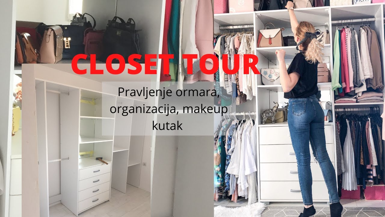 ORMAR PO MERI - ORGANIZACIJA || CLOSET TOUR CUSTOM-MADE