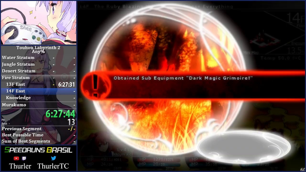 Touhou Labyrinth 2 Any% in 