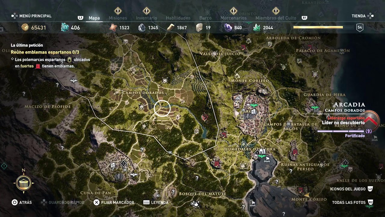 Assassin's Creed Odyssey todo el juego caminando directo 33