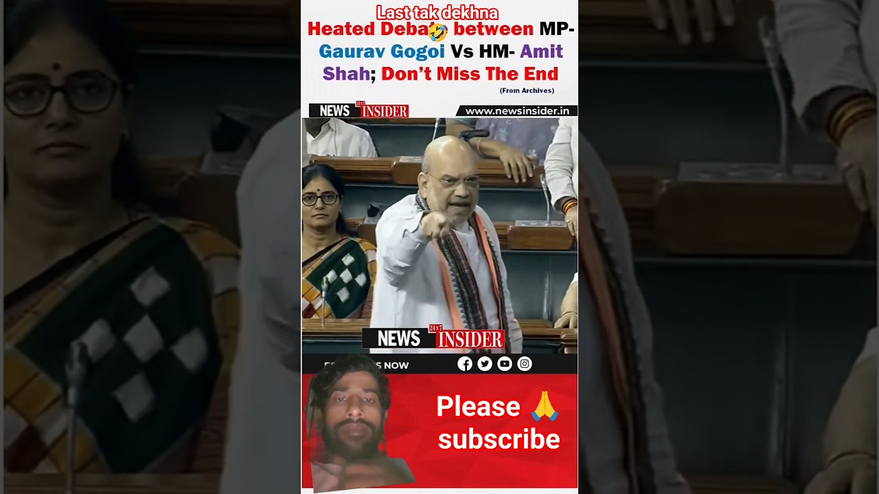 Pm Modi and Amit Sah vs other person debet fire 🔥 on parliament