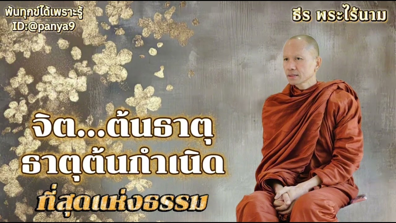 จิต ธาตุต้นกำเนิด ที่สุดแห่งธรรม…ธีร พระไร้นาม