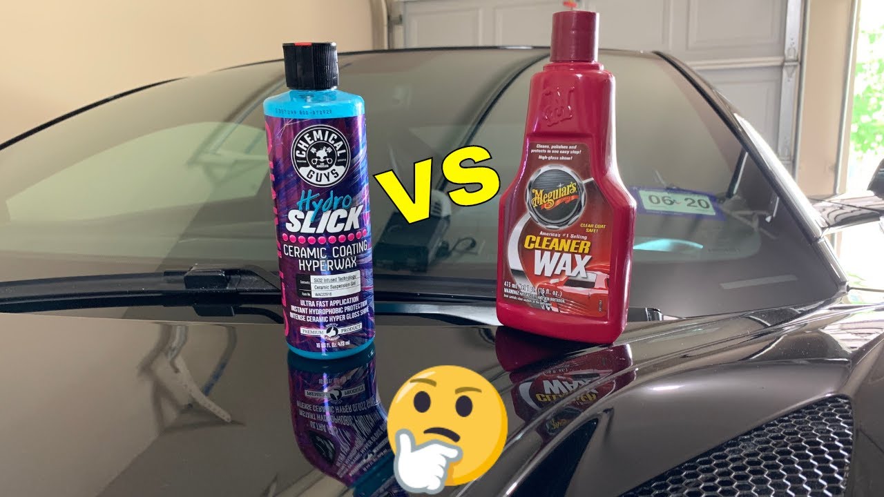 Сравнение керамического воска Chemical Guys и обычного воска Meguiars — вы не поверите!