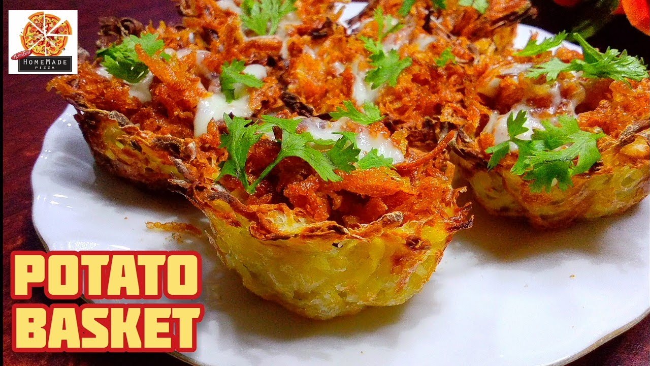 NO FAIL Recipe! Potato Basket | আলুর ঝুড়ি | Potato Nest || Maherun Nessa | Mom's Best Homemade Pizza