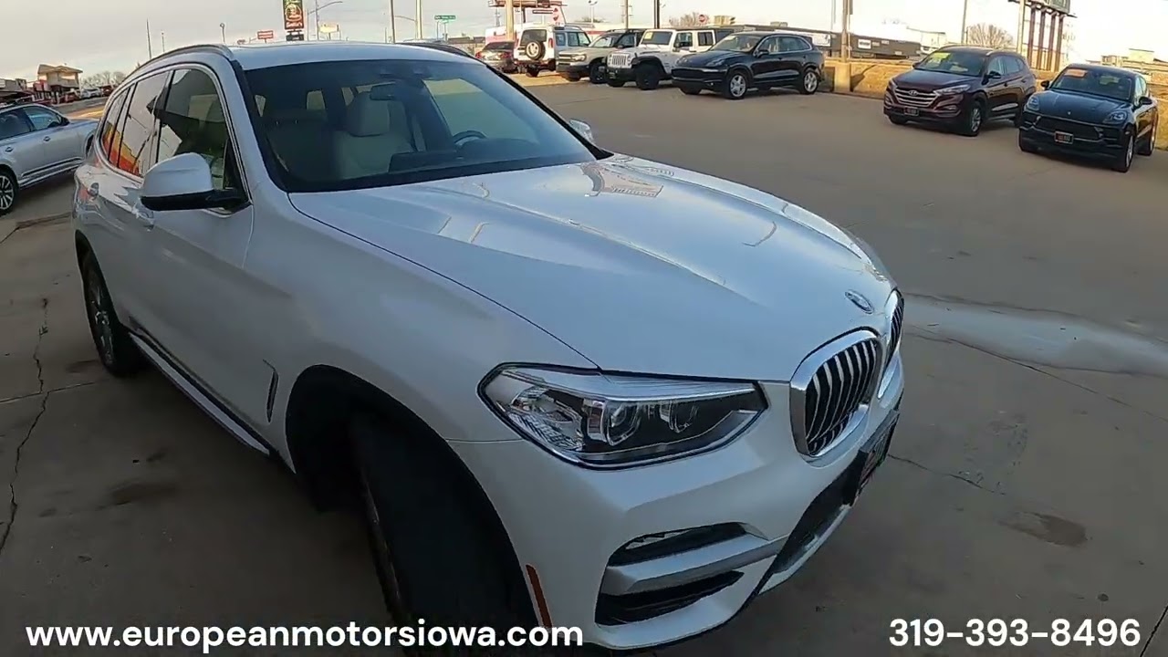 2020 BMW X3 xDrive30i AWD, 1 Owner, Tons of Features!