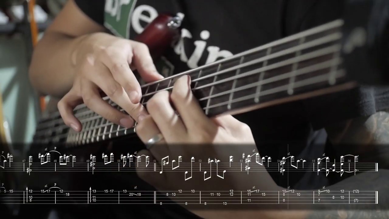 JINJER - Micro (Bass Cover /Animated Tab)
