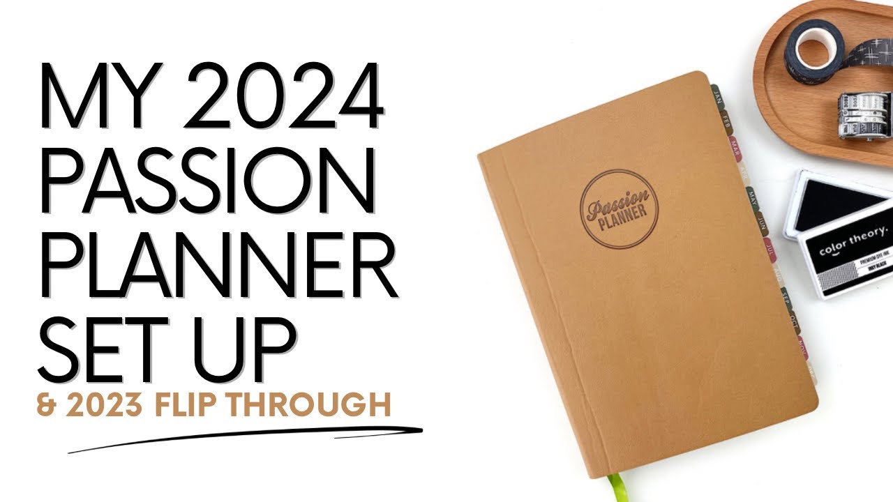 Составление моего ежедневника на 2024 год и просмотр на 2023 год | Passion Planner
