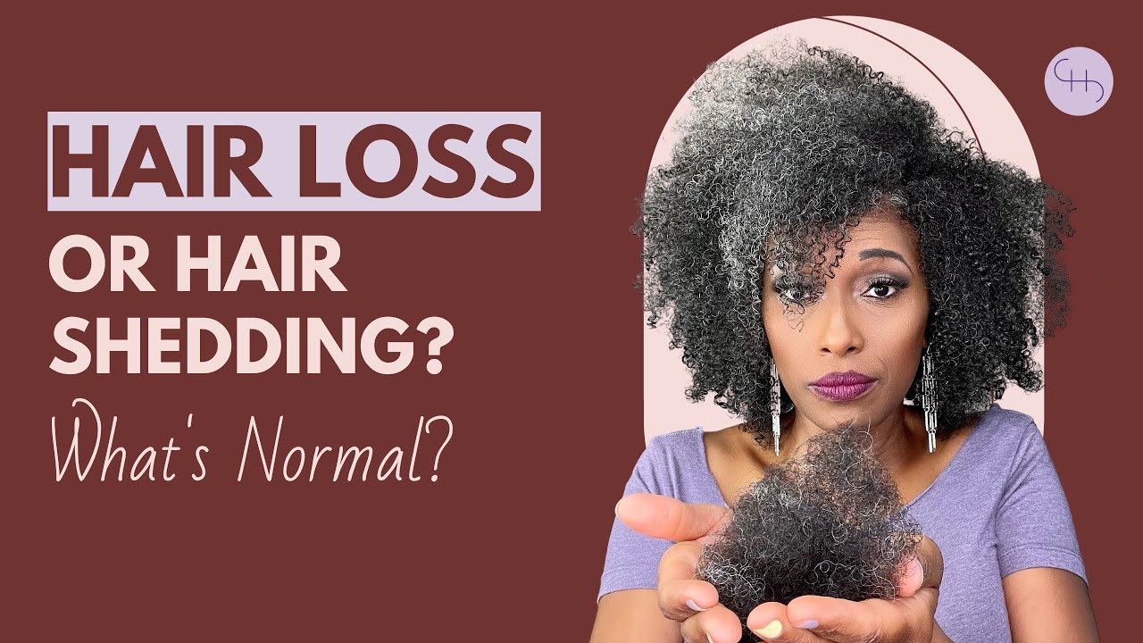 HAIR LOSS OR HAIR SHEDDING?  WHAT'S NORMAL? 🤷🏾‍♀️