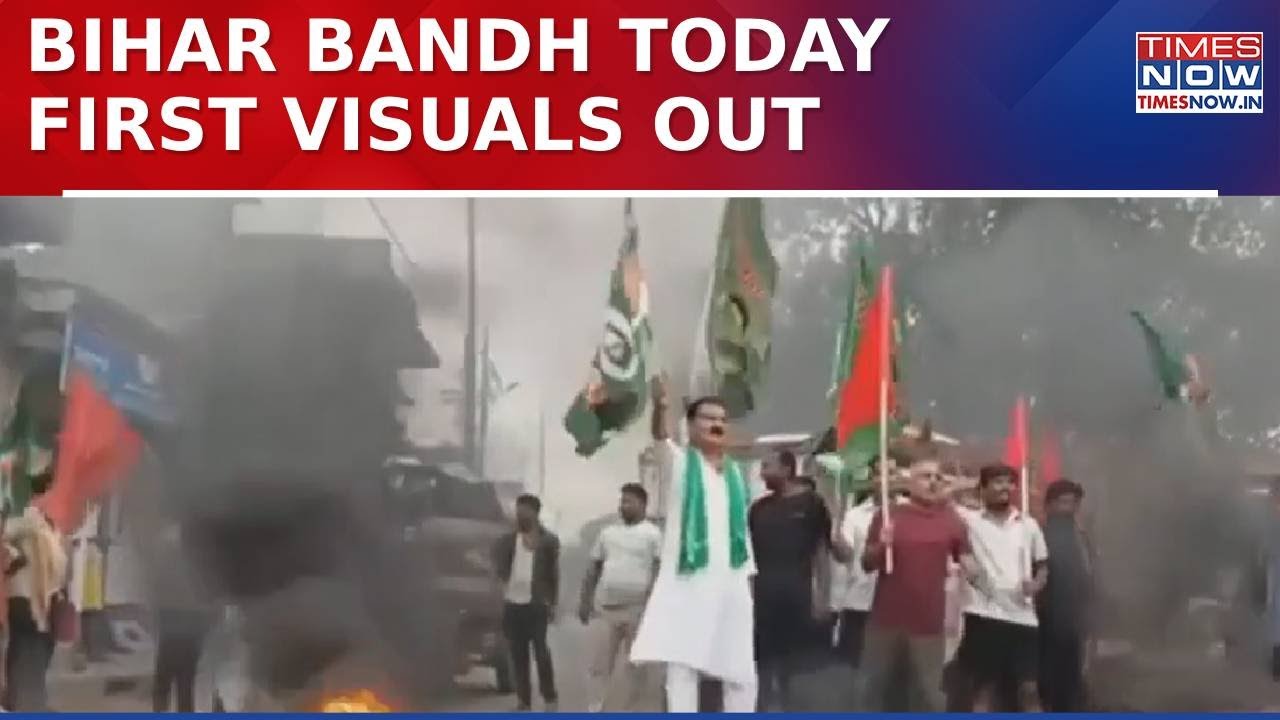 Bihar Bandh Sparks Chaos | Mahagathbandhan vs EC Escalates Ahead of Assembly Elections| Watch