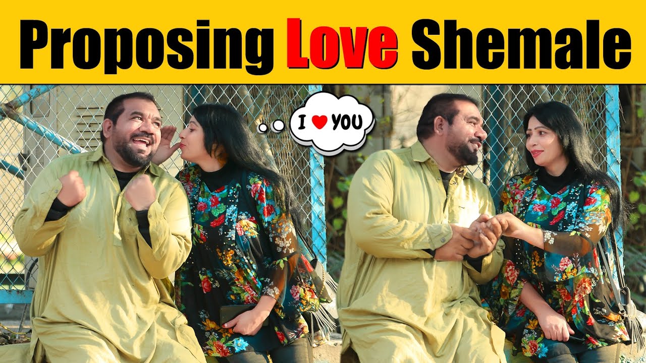 Proposing Love She male Best Funny Prank | @velleloogkhanali4448 