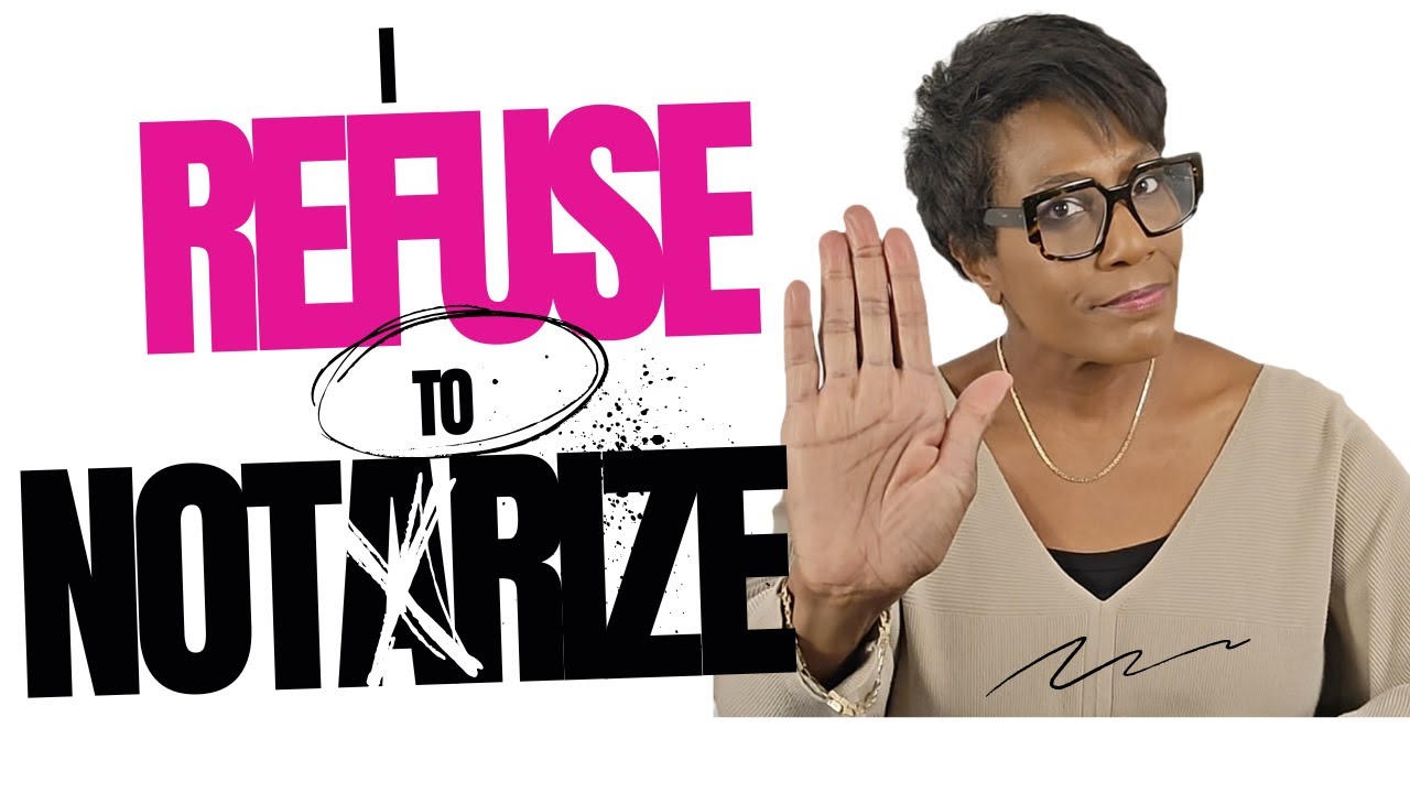 When I Refuse to Notarize