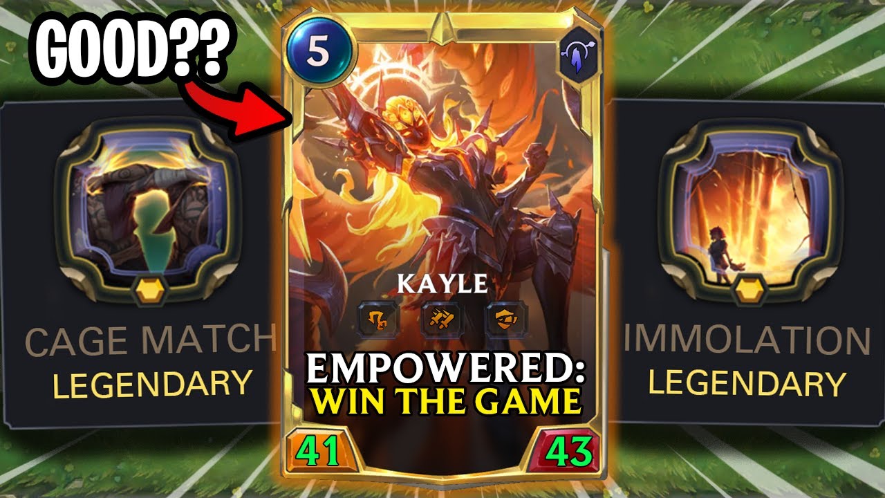 Can KAYLE Beat Cage Match in Legends of Runeterra?