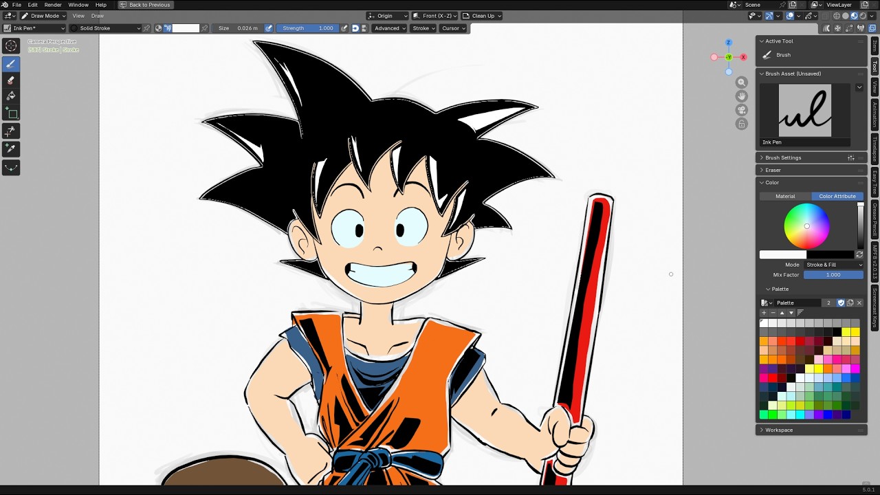 How to Draw Dragon Ball Characters in Live Stream 01 (2026-02-20) #drawing #live #art