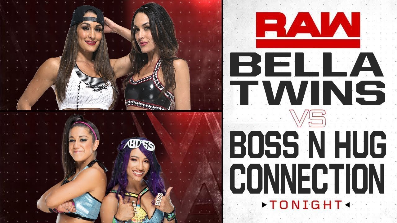The Bella Twins Vs The Boss n Hug Connection | Raw 2018