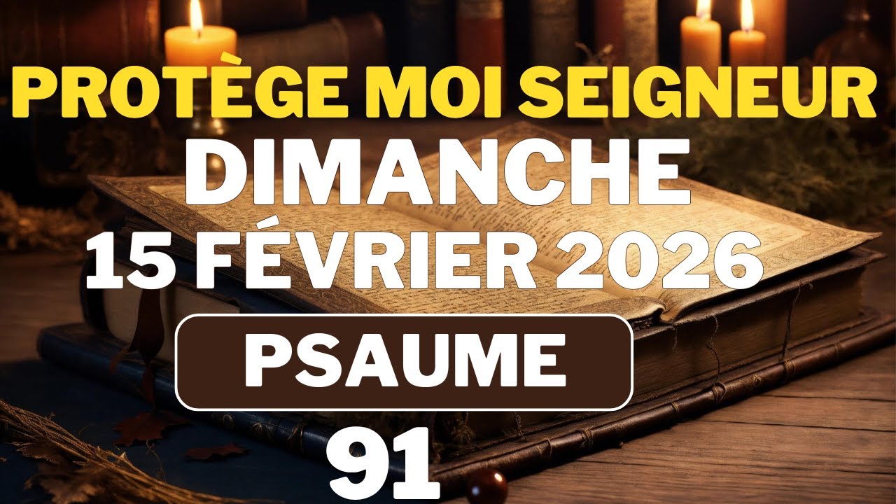 ✝️PRIÈRE du MATIN - Dimanche 15 Février 2026 - Évangile et Psaume du Jour - Prière de Protection