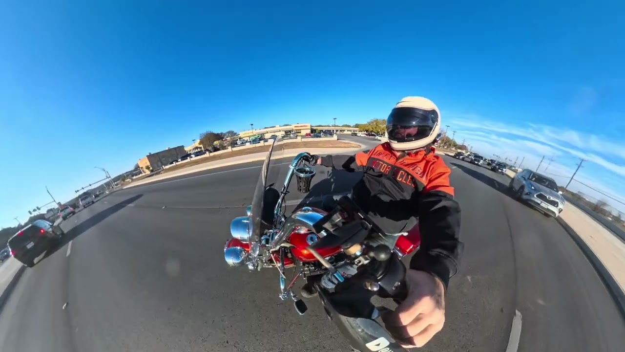 Got a new helmet, time to put some miles on the bike before the winter storm hits Texas. 