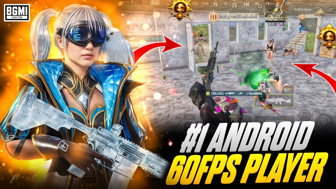 🔥 FASTEST ANDROID PLAYER | 60FPS INSANE 1v4 CLUTCHES | BGMI 