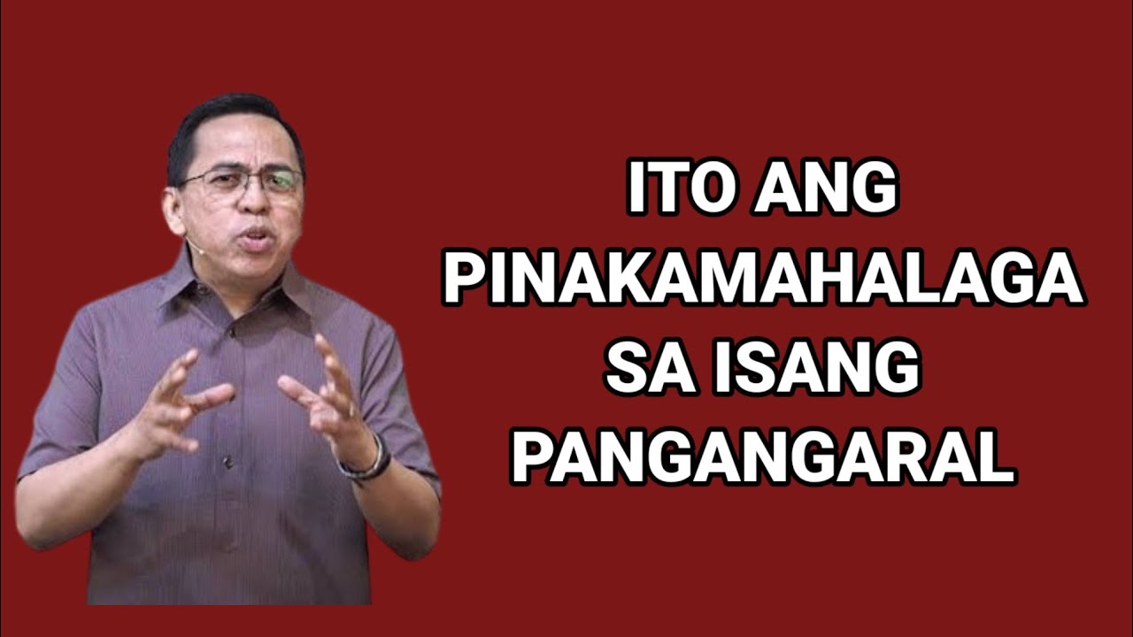 GRABE! Ito Pala ang PINAKAMAHALAGA sa Isang PANGANGARAL