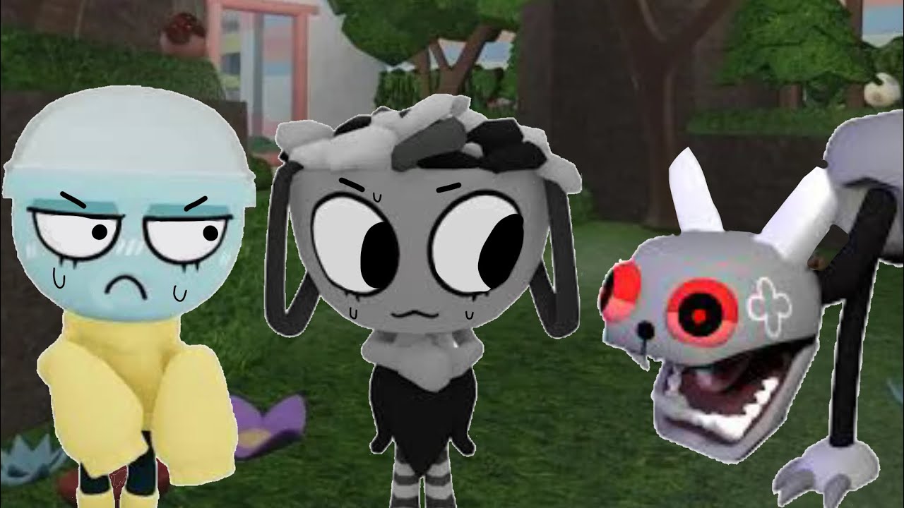 Dandys world-distracting pebble as bassie (recorded from my friends pov, huge flop) #dandysworld